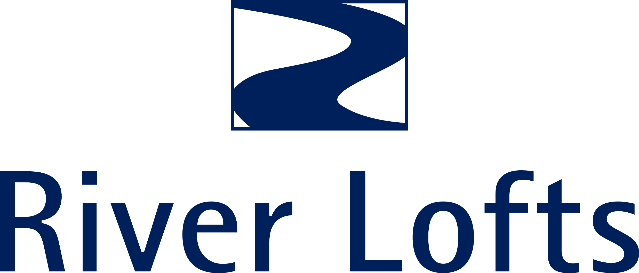 River Lofts Logo - Blue